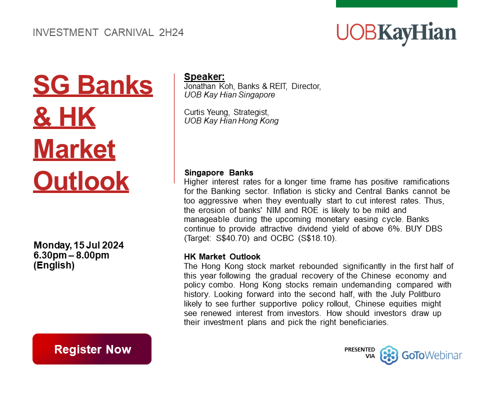 Singapore Banks & HK Market Outlook